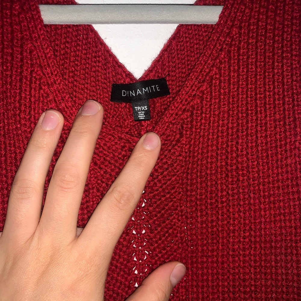 Dynamite ~ Knit Open Back Top - Picture 3 of 3